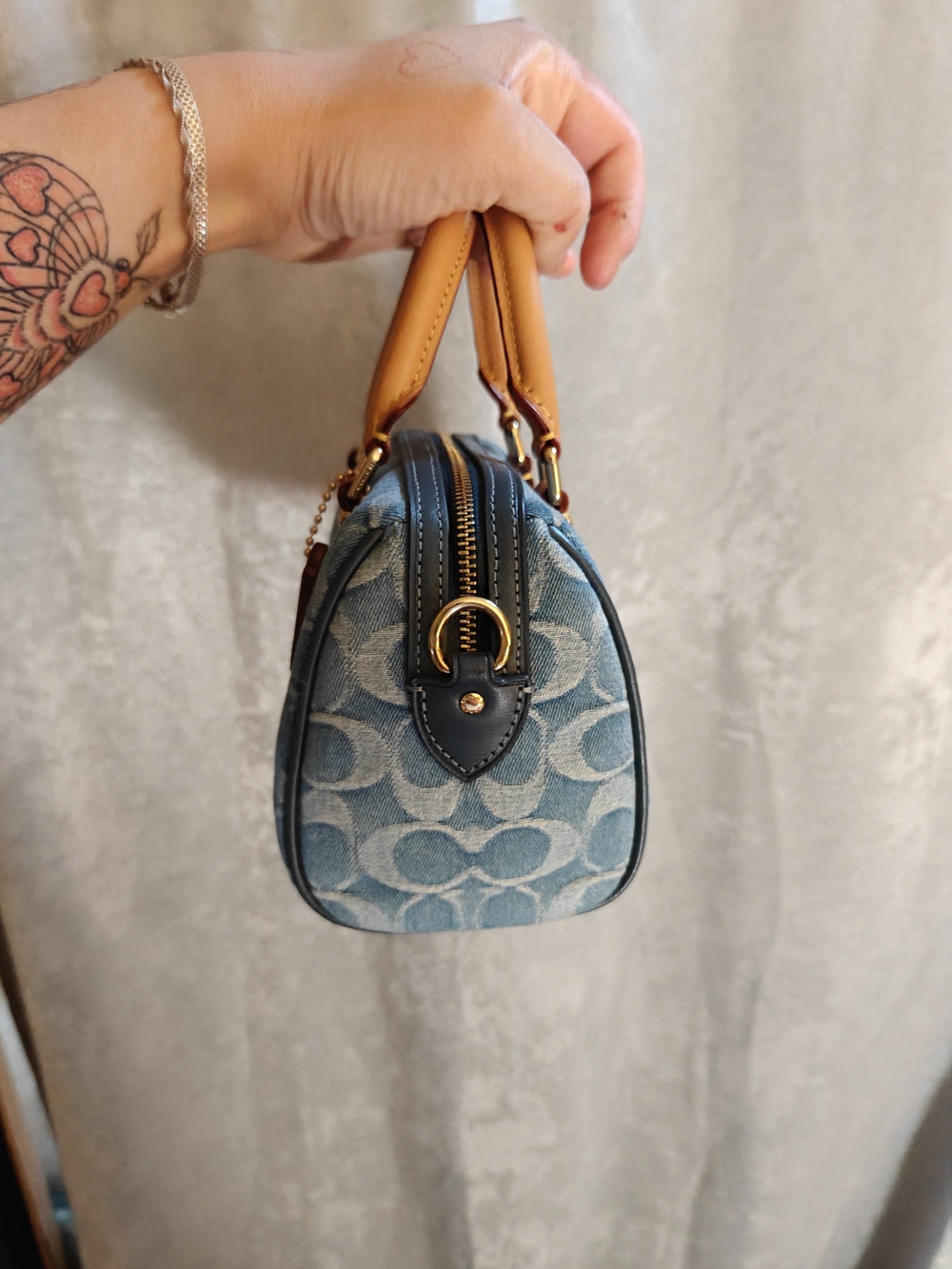 Mini Denim Rowan Coach - Picture 3 of 7